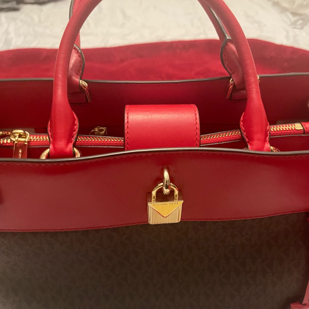 Mk New Red Bag